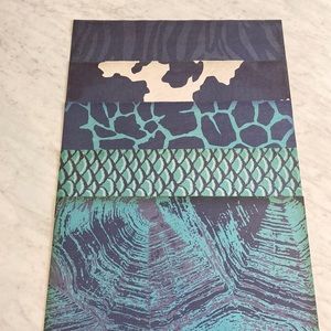 Teal Blue Animal Print 12x12 Scrapbook Paper 15 Sheets